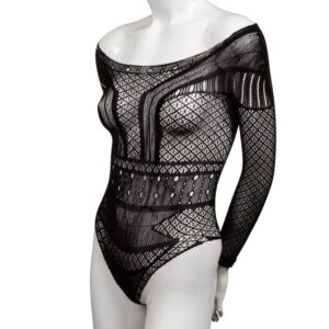CALIFORNIA EXOTICS - SCANDAL SHOULDER BODY SUIT PLUS SIZE