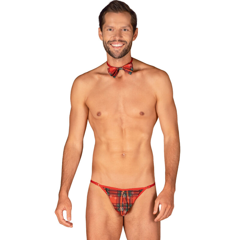 OBSESSIVE - MS MERRILO THONG  BOW TIE ONE SIZE