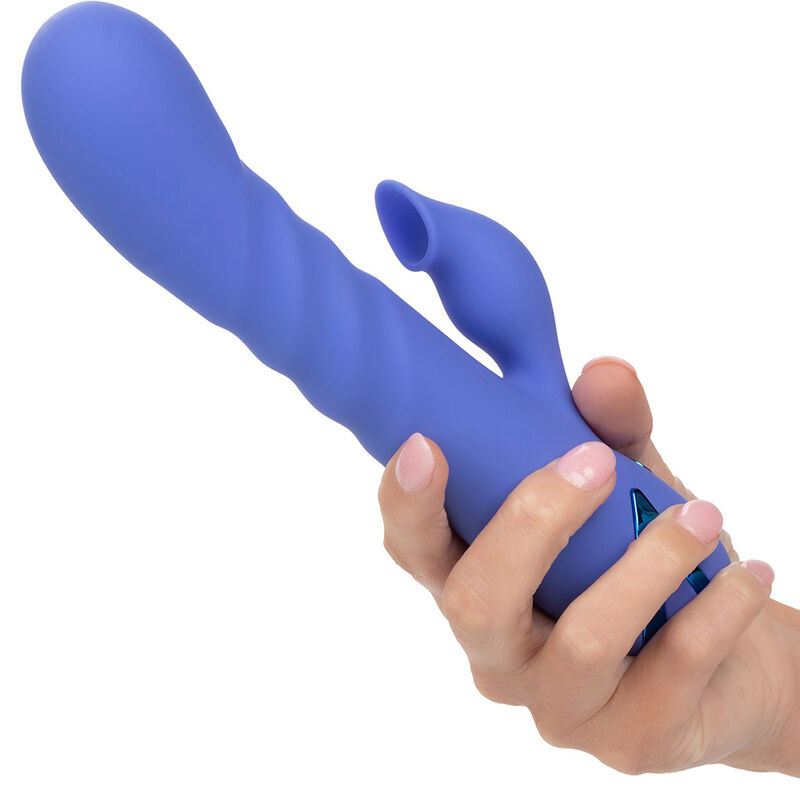 CALIFORNIA EXOTICS - L.A LOVE VIBRATOR  SUCKER BLUE BY CALIFORNIA DREAMING