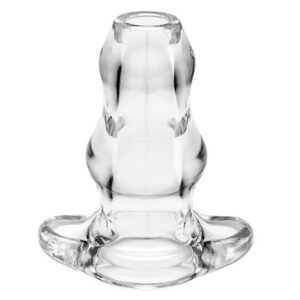 PERFECT FIT BRAND - DOUBLE TUNNEL PLUG XL LARGE CLEAR